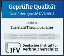 Siegel Edelstahl Thermobehälter